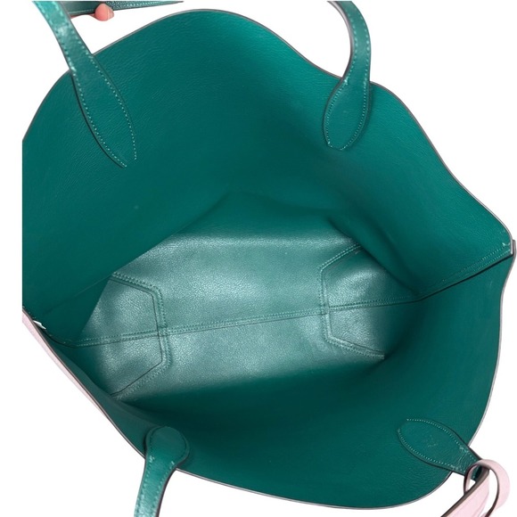 Kate Spade New York Reversible Pineapple Tote Bag, Light Pink/Green, Large Tote - Picture 10 of 11